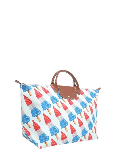 Shop Longchamp Le Pliage Travel Bag In Multicolor