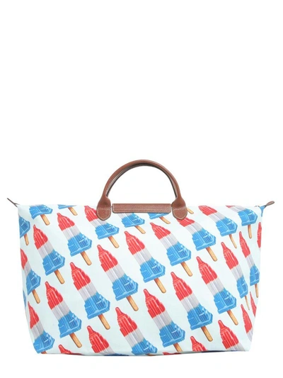 Shop Longchamp Le Pliage Travel Bag In Multicolor