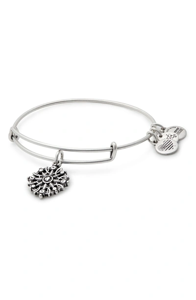 Shop Alex And Ani Compass Adjustable Wire Bangle (nordstrom Exclusive) In Russian Silver