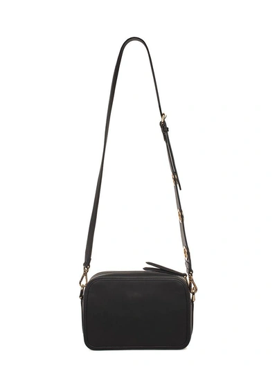 Shop Fendi Black Leather Shoulder Bag
