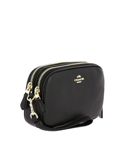 Shop Coach Mini Bag Shoulder Bag Women  In Black