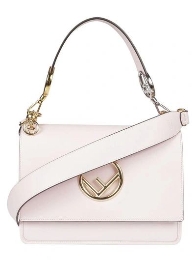 Shop Fendi Kan I F Shoulder Bag In Peonia