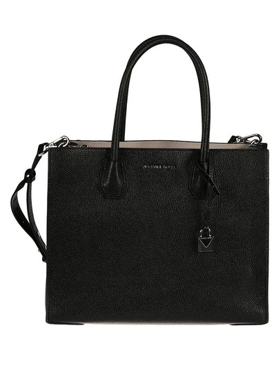 Shop Michael Kors Michael Mercer Tote In Black