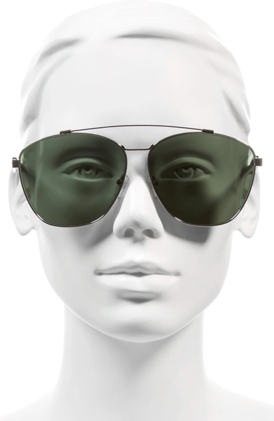 Shop Givenchy 65mm Round Aviator Sunglasses - Palladium