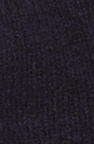 Shop Moncler Wool & Alpaca Blend Beanie - Blue In Navy