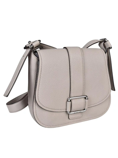 Shop Michael Kors Maxine Medium Shoulder Bag In Cement