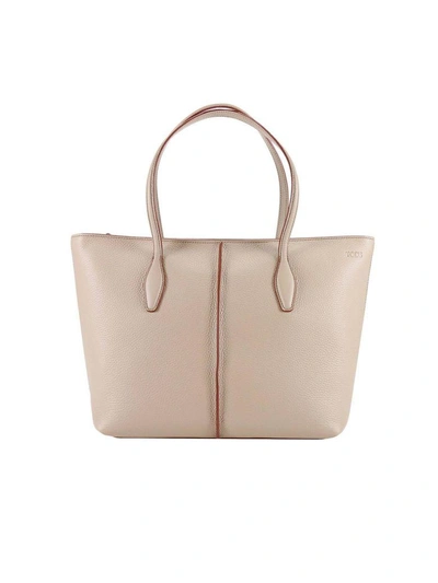 Shop Tod's Shoulder Bag Handbag Women  In Nude