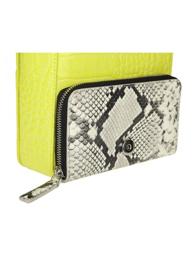 Shop Kenzo Borsa A Mano Small Top Handle In Yellow Leather In Lemon