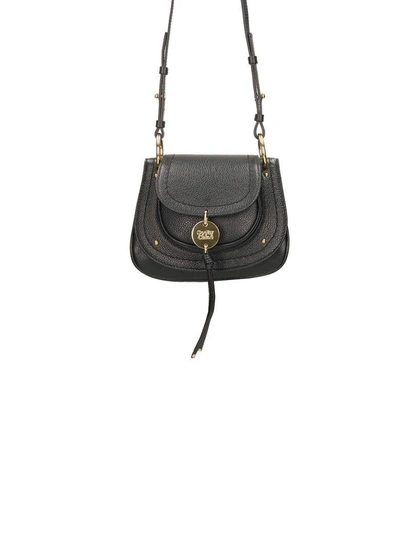 Shop See By Chloé Susie Small Black Leather Shoulder Bag