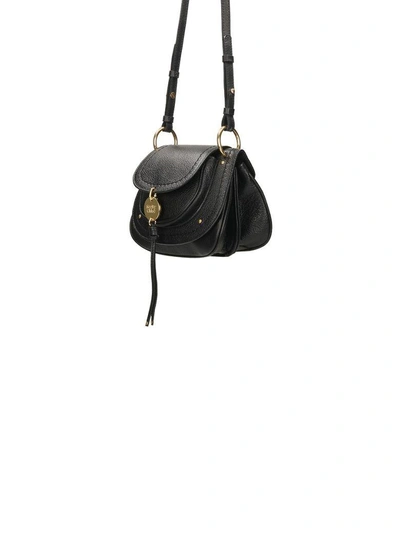 Shop See By Chloé Susie Small Black Leather Shoulder Bag