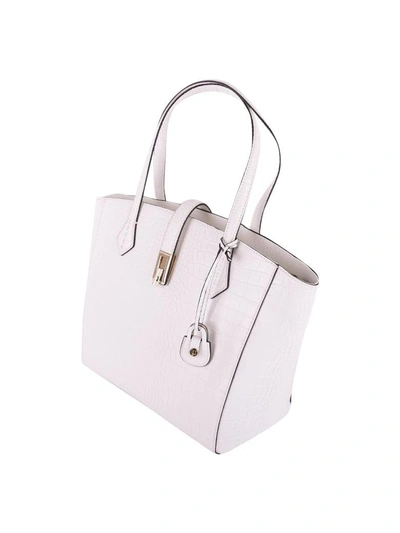 Shop Trussardi Suzanne Tote Bag In White