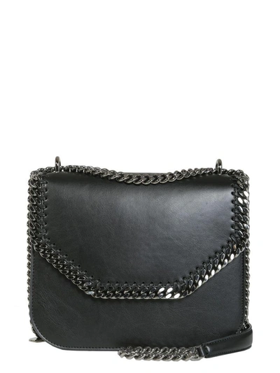 Shop Stella Mccartney Falabella Box Shoulder Bag In Nero