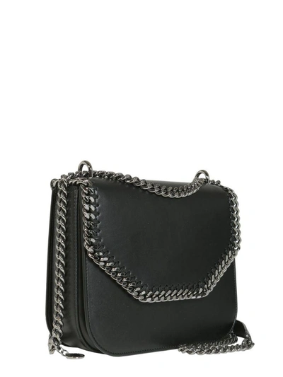 Shop Stella Mccartney Falabella Box Shoulder Bag In Nero