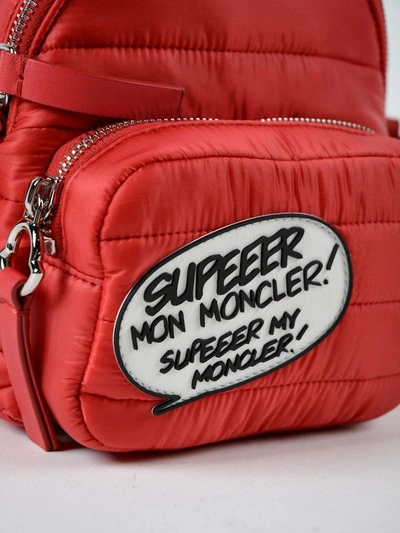 Shop Moncler Kilia Shoulder Bag In Red