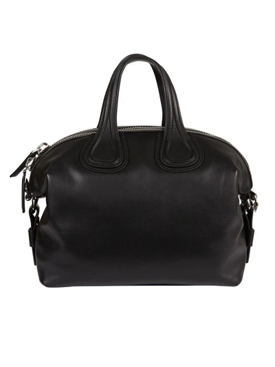 Shop Givenchy Nightingale Tote In Nero