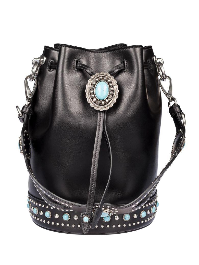 prada studded bucket bag