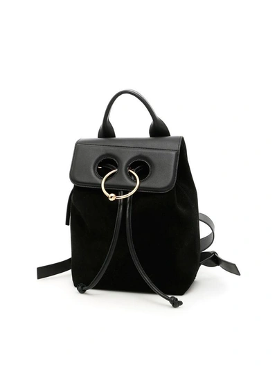 Shop Jw Anderson Mini Pierce Backpack In Blacknero
