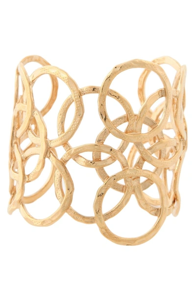 Shop Gas Bijoux Olympie Cuff In Gold