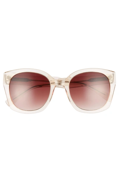 Shop Derek Lam Sadie 54mm Sunglasses - Nude Crystal