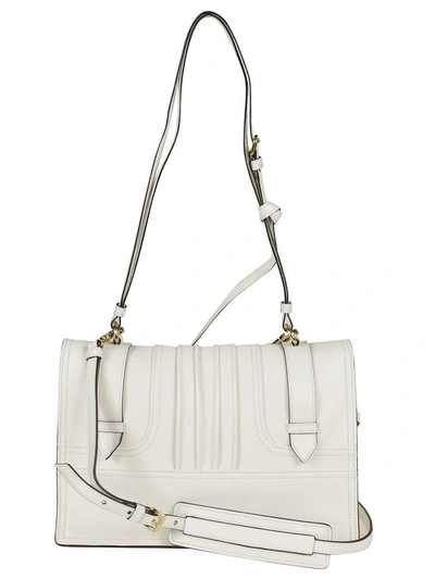 Shop Prada Etiquette Shoulder Bag In Bianco