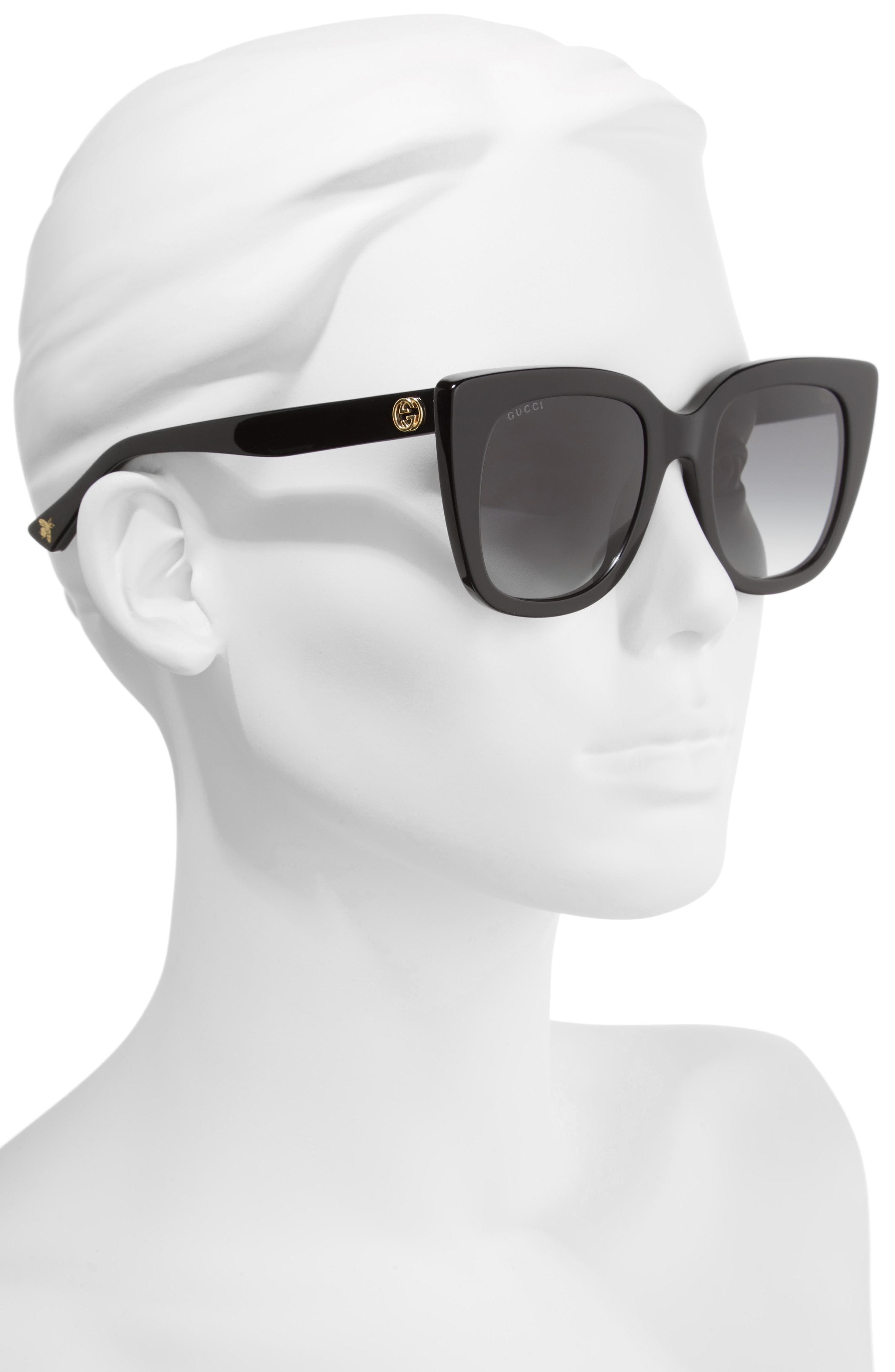 gucci gg0163s black 001 51mm