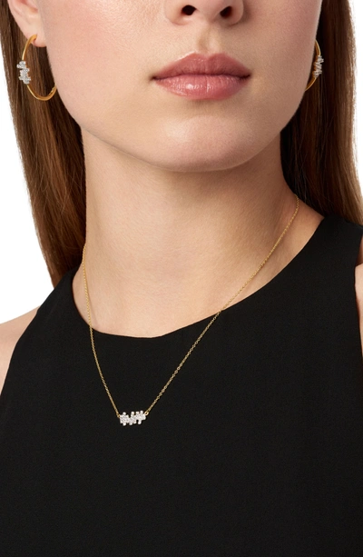 Shop Freida Rothman Radiance Pendant Necklace In Silver/ Gold