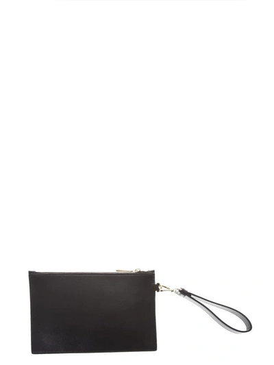 Shop Versace Palazzo Leather Pouch In Black