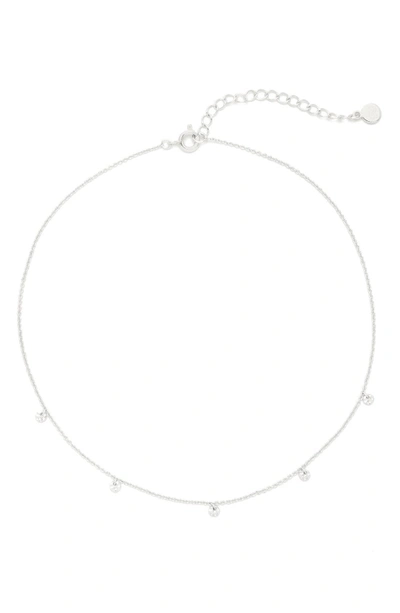 Shop Gorjana Charm Choker Necklace In Silver