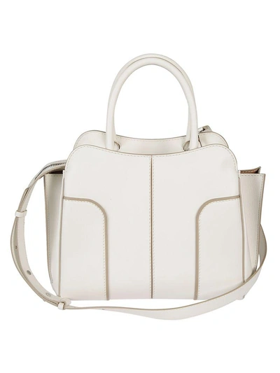 Shop Tod's Sella Large Tote In Bianco