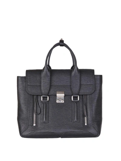 Shop 3.1 Phillip Lim / フィリップ リム Pashli Medium Leather Bag In Nero