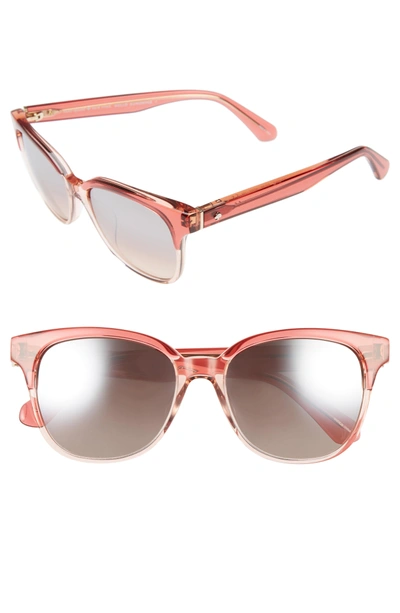 Kate Spade Arlynn 52mm Sunglasses - Cherry Pink | ModeSens