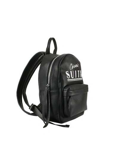 Shop Chiara Ferragni Backpack Shoulder Bag Women  In Black