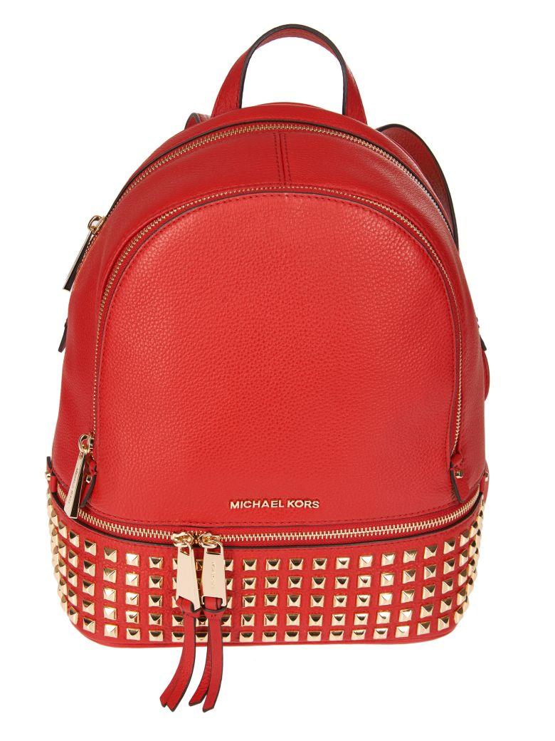 michael kors red backpack