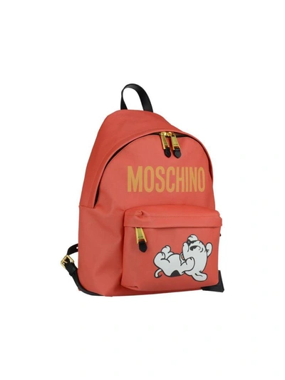 Shop Moschino Backpack In Red
