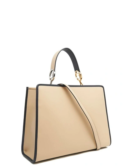 Shop Fendi Bag In Beige