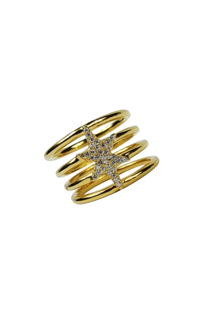 Shop Jules Smith North Star Statement Ring In Gold