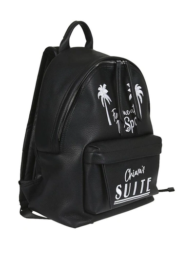 Shop Chiara Ferragni Tropical Backpack In Black