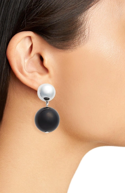 Shop Sophie Buhai Francis Lucite Drop Earrings In Sterling Silver/ Lucite