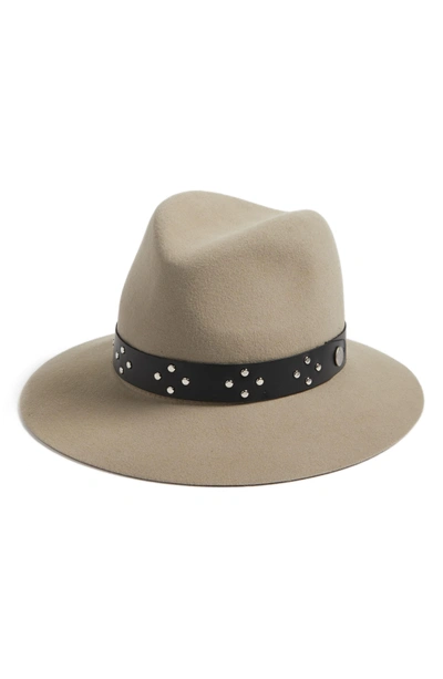 Shop Rag & Bone Floppy Brim Wool Felt Fedora - Beige In Tan