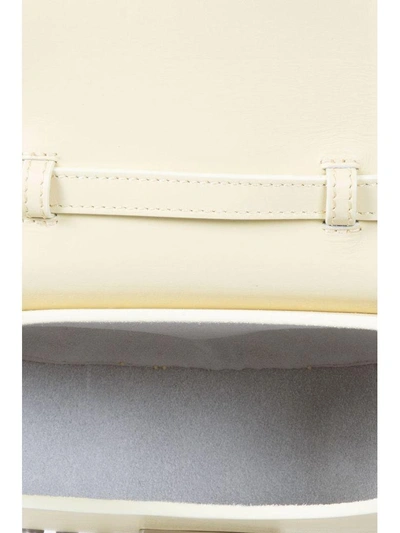 Shop Salar Mini Ring Leather Bag In Yellow