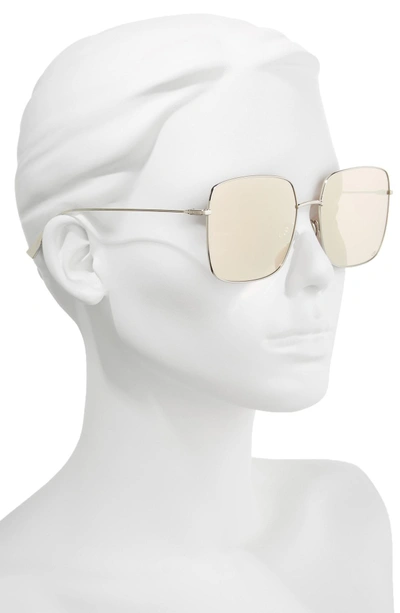 Shop Dior Stellaire 1 59mm Square Sunglasses In Palladium