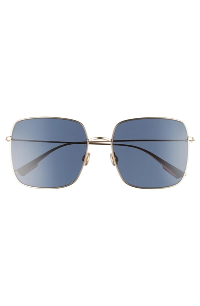 Shop Dior Stellaire 1 59mm Square Sunglasses - Gold Blue
