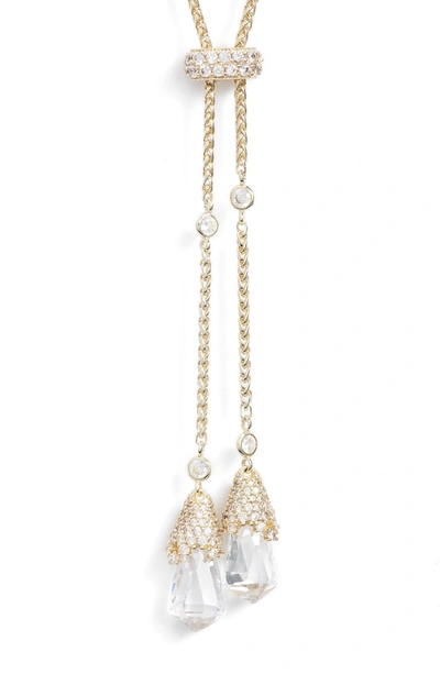 Kendra Scott Sivan Lariat Necklace In Gold ModeSens