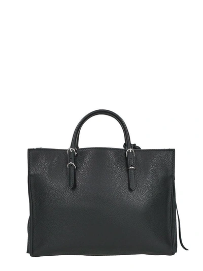 Shop Balenciaga Papier A6 Zip Around Bag In Black