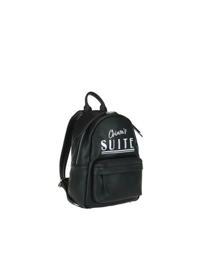 Shop Chiara Ferragni Chiaras Small Backpack In Black