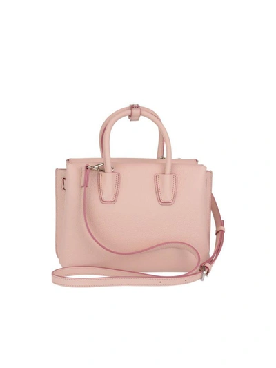 Shop Mcm Small Milla Tote Bag In Pink Blush