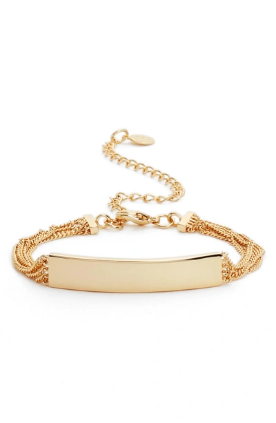Shop Jules Smith Thera Id Bracelet In Gold