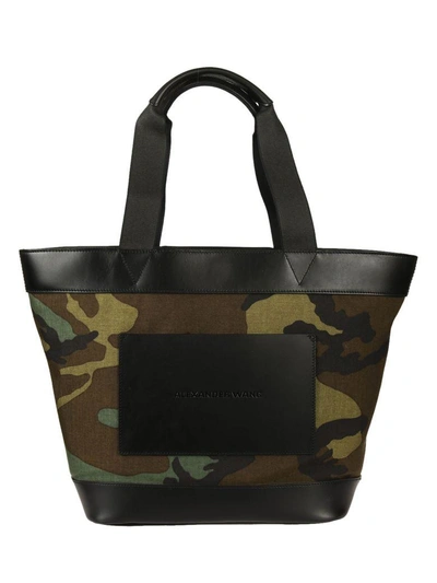 Shop Alexander Wang Embossed Logo Tote In Camo