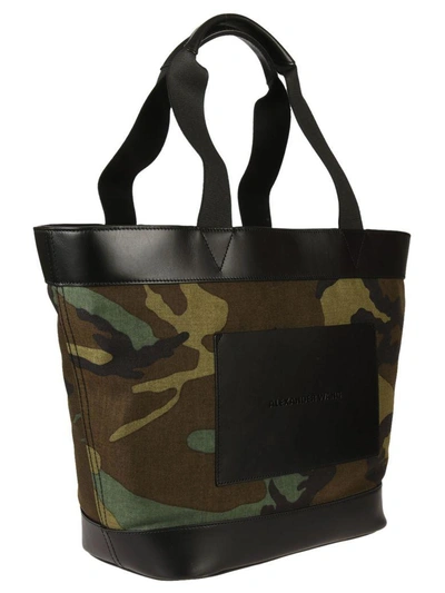 Shop Alexander Wang Embossed Logo Tote In Camo