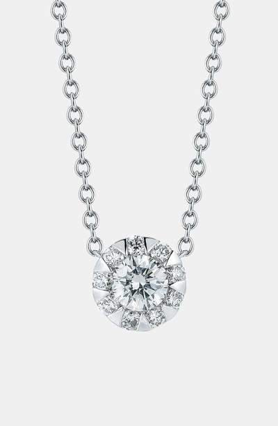 Shop Kwiat 'sunburst' Diamond Pendant Necklace In White Gold
